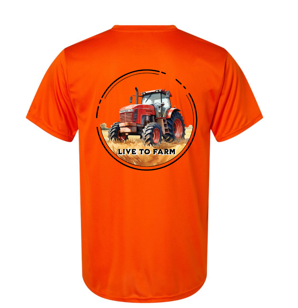 Live to Farm-Dri Fit Woman’s vneck