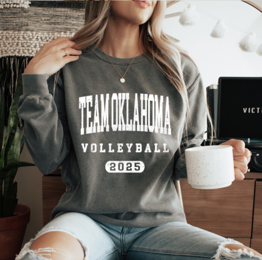 Vintage Team Oklahoma-volleyball