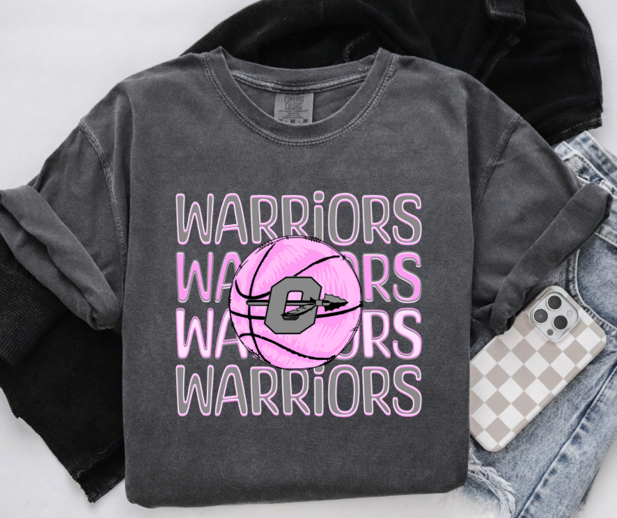 Warriors-Pink stacked