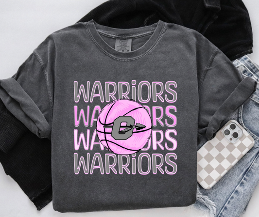 Warriors-Pink stacked