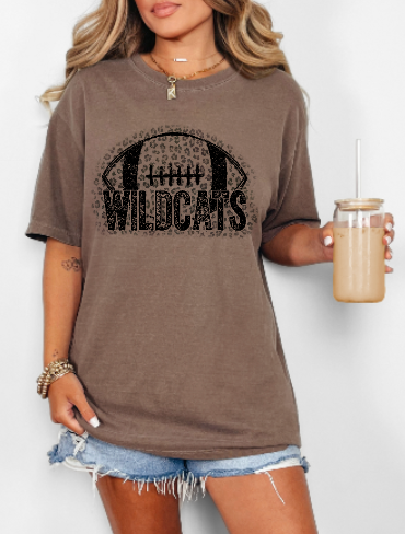 Wildcats Football Leopard-Mocha
