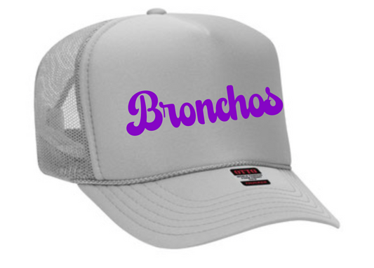 Hat-Bronchos Trucker