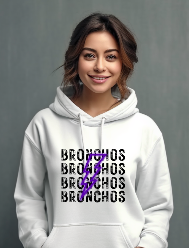 Adult-Bronchos Bolt Purple