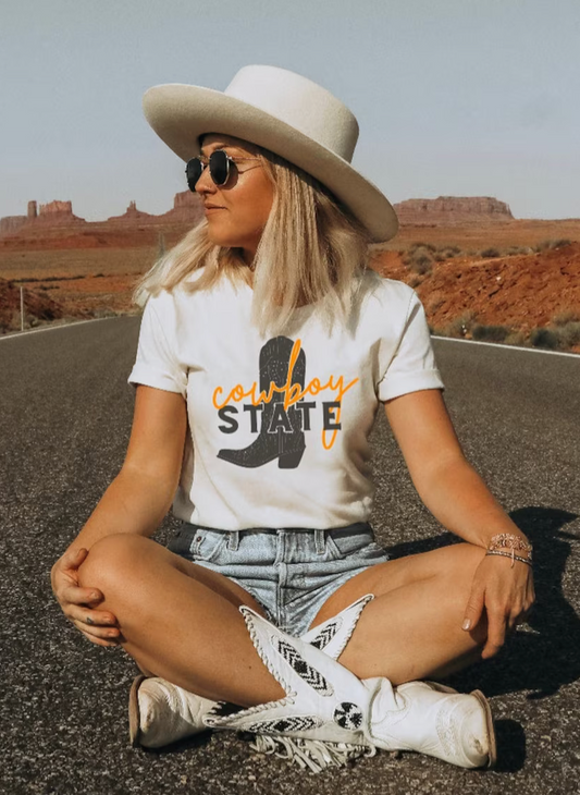 Cowboy state-White