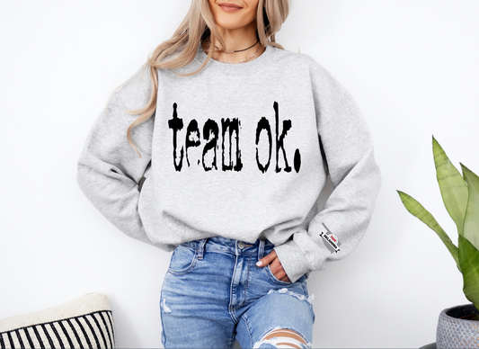 Team OK typewriter