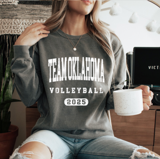 Vintage Team Oklahoma-volleyball