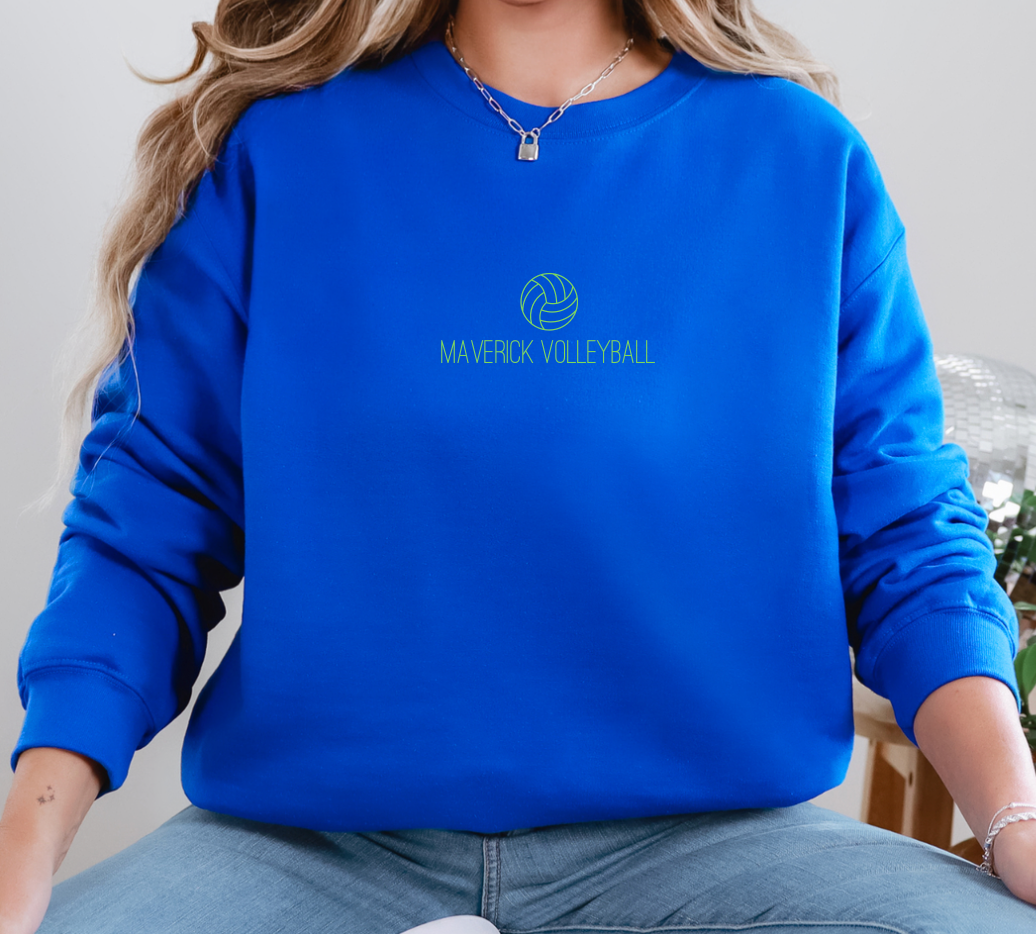 Maverick Volleyball Embroidery